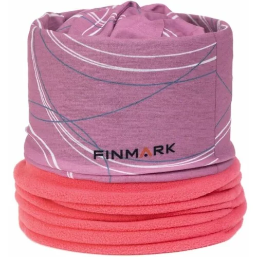 Finmark FSW-246 Višenamjenski šal od flisa za djevojčice, ružičasta, veličina