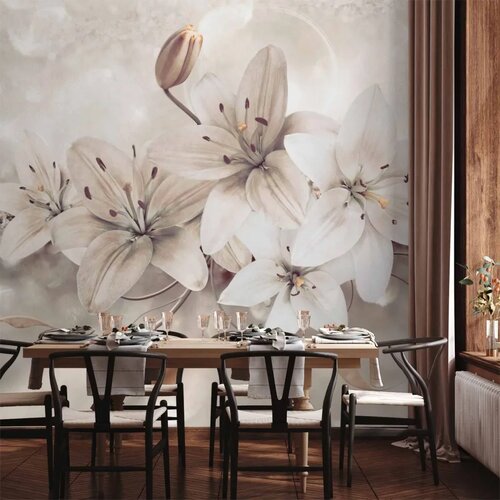  Foto tapeta - Diamond Lilies 98x70 Slike