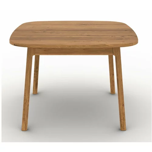 The Beds Proširiv blagovaonski stol od punog hrasta u prirodnoj boji 100x180 cm Twig –