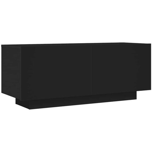 Maison Chic TV omarica - TV enota - Televizijska omarica črna 100x35x40 cm inženirski les, (21700049) Slike