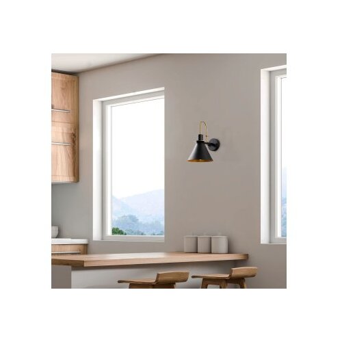 Opviq vall lamp zidna crna lampa arco 15040 Slike