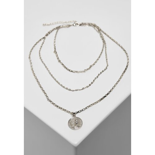 Urban Classics Accessoires Silver necklace with layering amulets Slike
