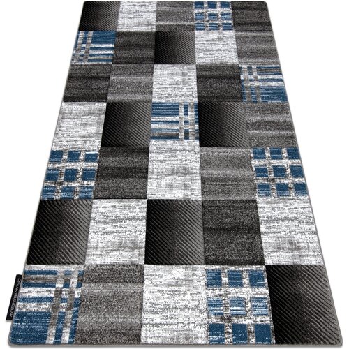 RugsX Preproge Preproga ALTER Siena Kvadrati rešetka modra 200x290 cm Modra Cene