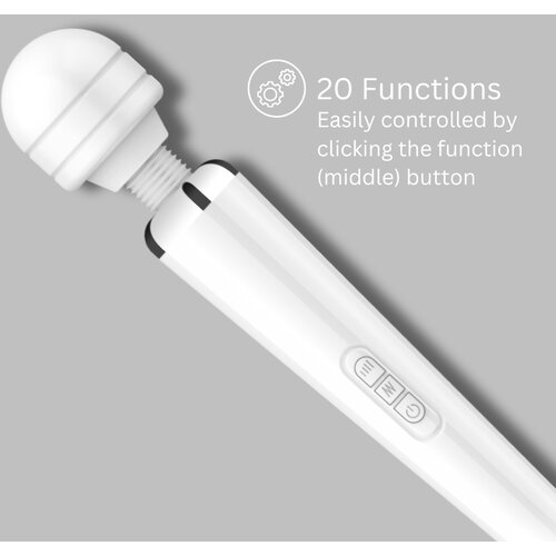 Loving Joy 2024 MasaŽer Loving Joy Magic Wand White Slike