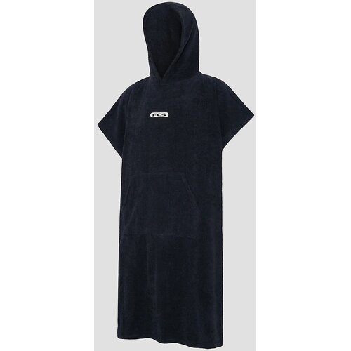 FCS Towel Black Surf poncho black Slike