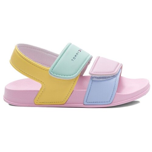 Tommy Hilfiger &amp;Scaron;portni sandali T1AF34316MULTI pisana Slike