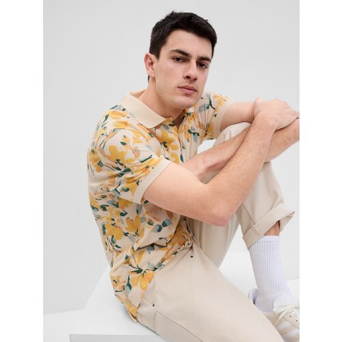GAP Patterned Pique Polo T-Shirt - Men Cijene