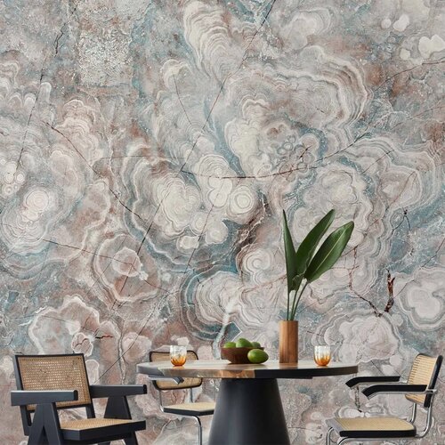  Foto tapeta - Marble Flowers - Natural Stone Structures in Pastel Colours 300x210 Vodootporna Cene