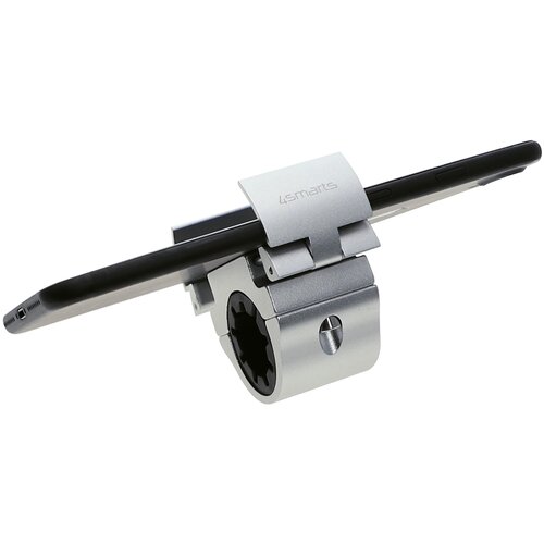 4SMARTS Držalo za mobilne telefone RingMount - za kolo / moped, srebrn Cene