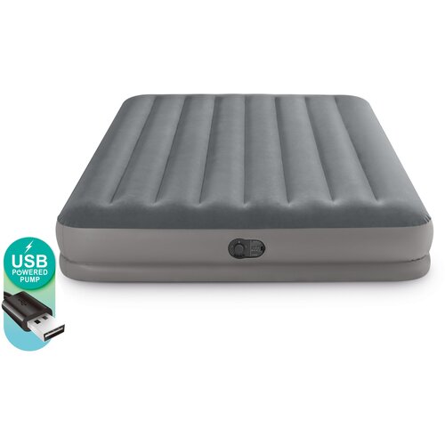 Intex du&amp;scaron;ek na naduvavanje sa ugrađenom USB pumpom &amp;ndash; 152cm x 203cm x 30cm Slike