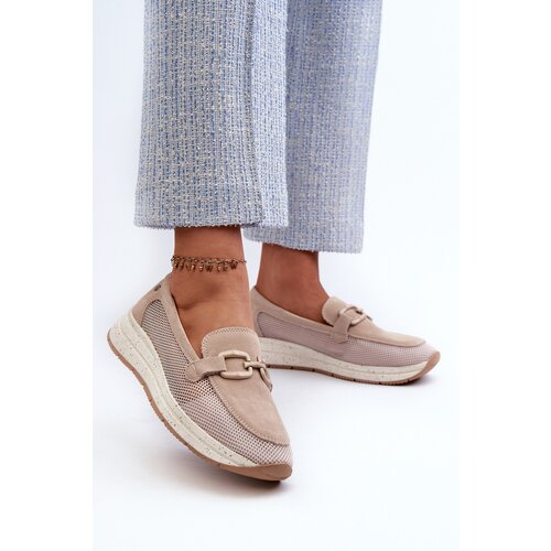 S. BARSKI Women's Suede Moccasins D&A Cene
