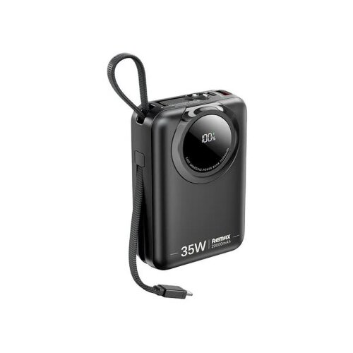 Remax RPP-73 Black 35W Power Bank with 2 Fast Charging Cables 20000mAh Cene