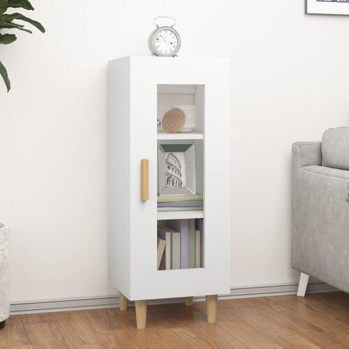 vidaXL komoda bijela 34,5 x 34 x 90 cm od konstruiranog drva Cene