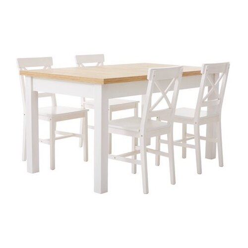 Olimp Sport Trpezarijska garnitura retro bela velika Cene