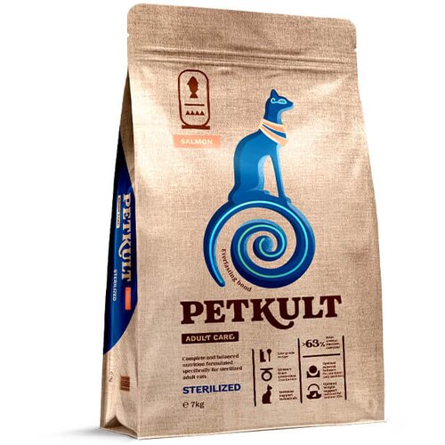 Petkult Cat Adult Care Sterilised - losos 7 kg Cene