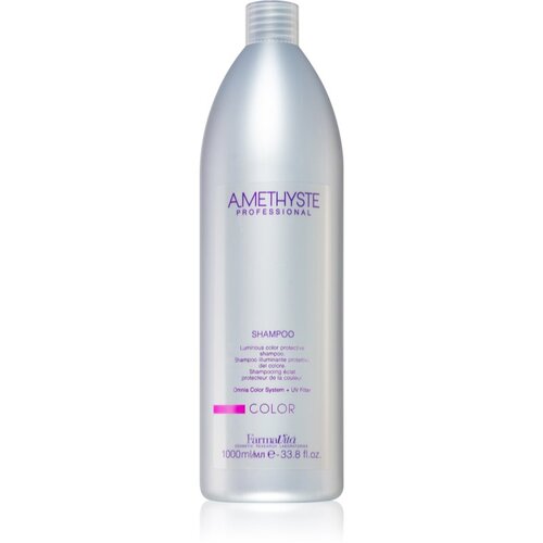 FarmaVita Amethyste Color &amp;scaron;ampon za barvane, kemično obdelane lase in posvetljene lase 1000 ml Slike