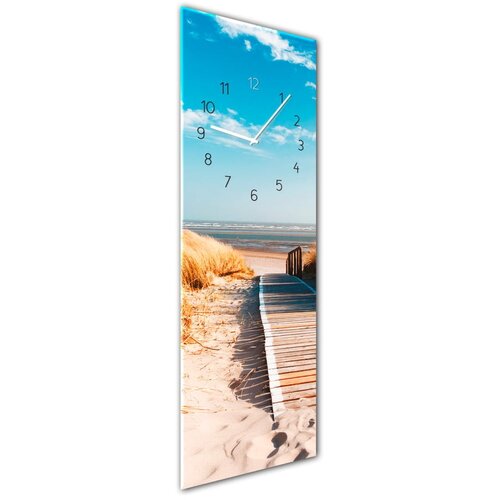 Styler stenska ura Glassclock Sunny, 20 x 60 cm Cene
