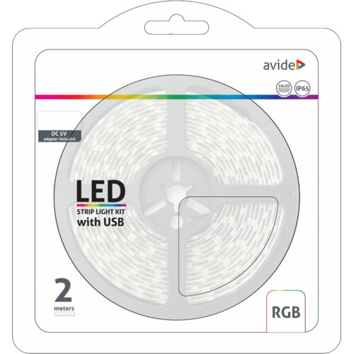 Avide LED traka, RGB, 7.2W, 5V, 2 met., IP65 &amp;ndash; ABLSBL5V5050-30RGB65 Slike