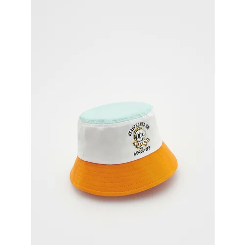 Reserved - Pamučni šešir bucket hat - krem
