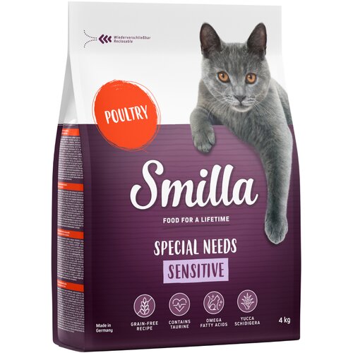 Smilla Adult Sensitive bez žitarica - 4 kg Slike