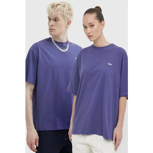 Kaotiko Bombažna kratka majica vijolična barva