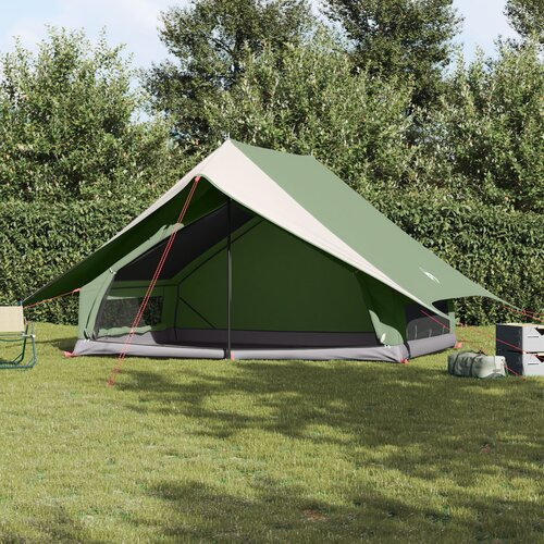 VidaXL Porodični &amp;scaron;ator A-Frame za 7 osoba Zeleni Vodootporan Slike