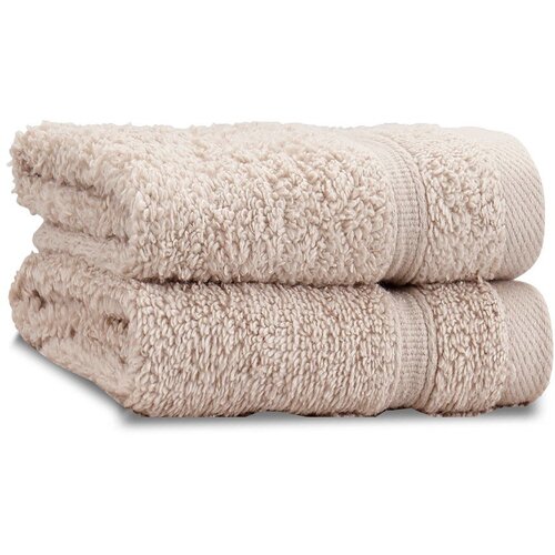 Catherine Lansfield Bež pamučni ručnici u setu 2 kom od frotira 30x30 cm Zero Twist – Cijene