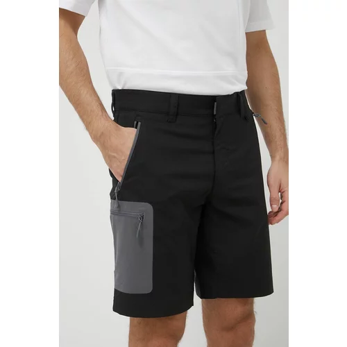 Jack Wolfskin Kratke outdoor hlače Active Track za muškarce, boja: crna
