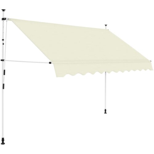 VidaXL tenda na ručno uvlačenje 300 cm krem Slike