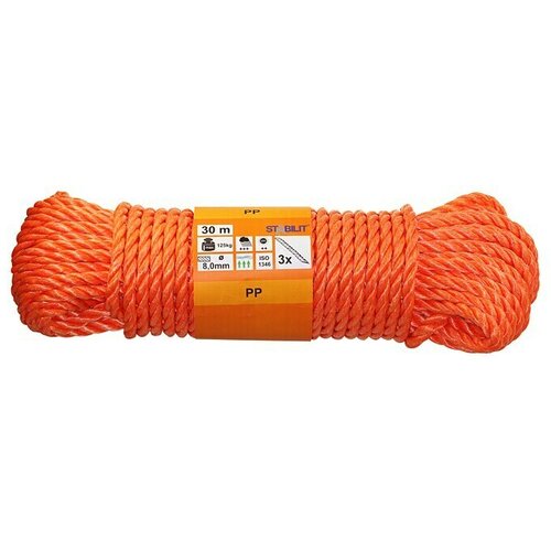 STABILIT PP vrv (&Oslash; x Do: 8 mm x 30 m, Oranžna) Cene