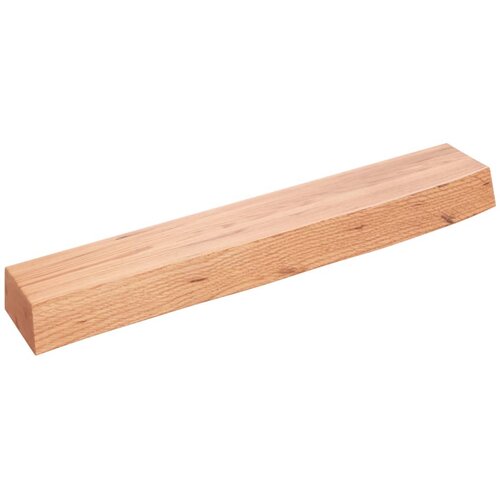  Zidna polica svjetlosmeđa 60 x 10 x 6 cm od obrađene hrastovine Slike