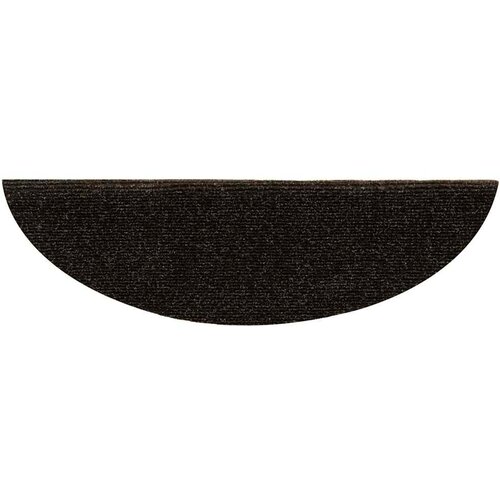  Prostirke za stepenice, samoljepljive, 5 kom, 56x17x3 cm, tamnosmeđe, poluokrugle Slike