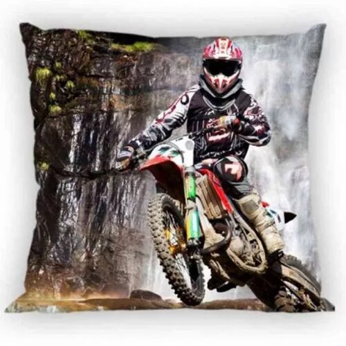  motocross prevleka za blazino 40x40cm - rojstni dan - najstniki Slike