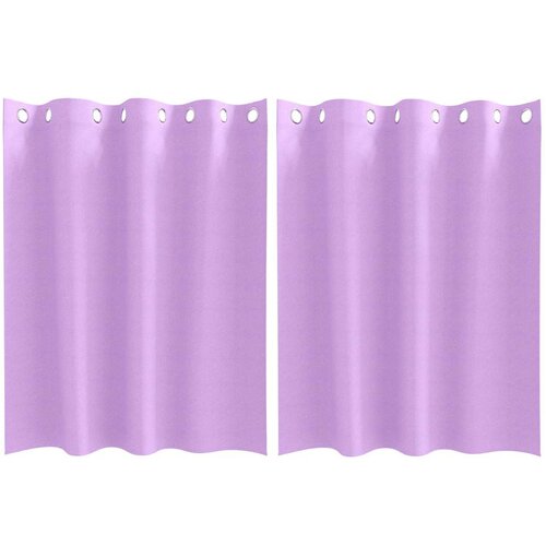 vidaXL Zavese za zatemnitev z obroči 2 pcs Vijolična 140 x 140 cm, (5000149126) Cene