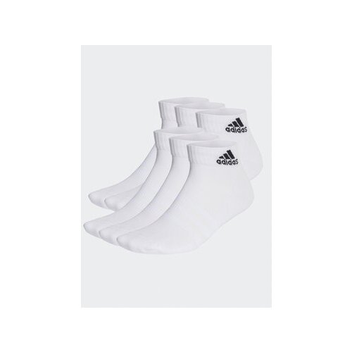 Adidas Unisex nizke nogavice Cushioned Sportswear Ankle Socks 6 Pairs HT3442 Bela Slike