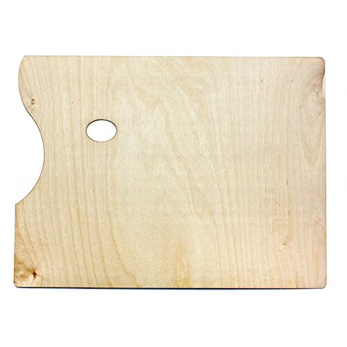Drvena pravougaona paleta - 30x40cm (slikarska drvena) Cene