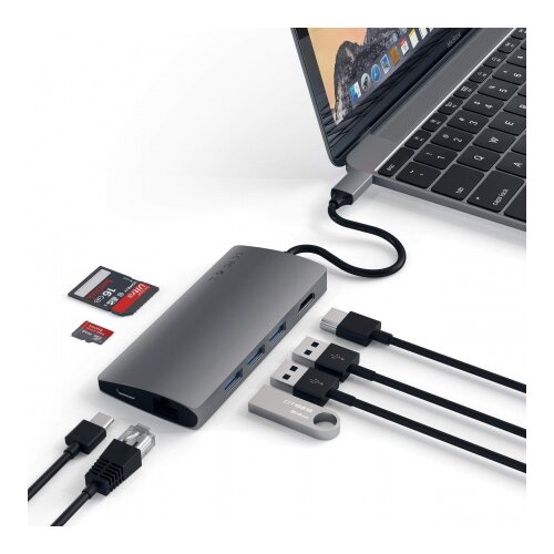 Satechi Aluminium Type-C Multi-Port Adapter (HDMI, (680078) Cene