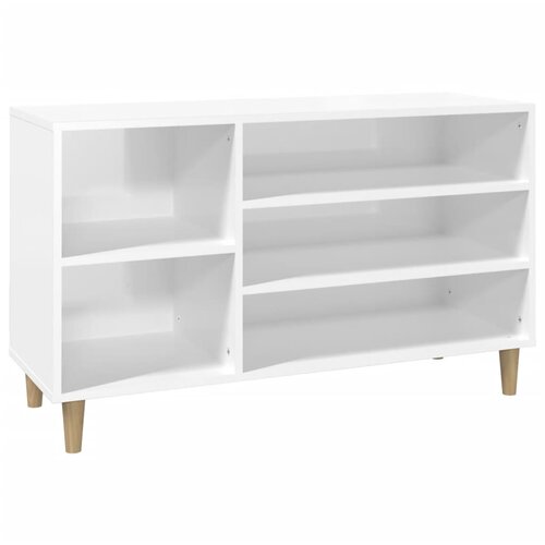 Maison Chic Omarice za obutev - Kopa za čevlje visok sijaj bela 102x36x60 cm inženirski les, (21777416) Slike