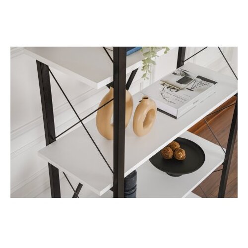 Hanah home polica za knjige elysian white black Slike