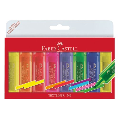 Faber-Castell textliner 46 Superfluorescent 154662 Komplet boja 1 - 5 mm 8 kom Slike