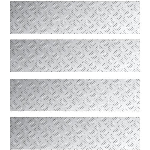vidaXL Aluminijaste checker plates 4 kos Protizdrsno 80x20 cm, (22014984) Cene