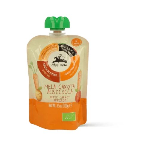 Oznake: Alce Nero Spazio Natura Alce Nero organski pire od jabuke, mrkve i kajsije 100 g Cijene