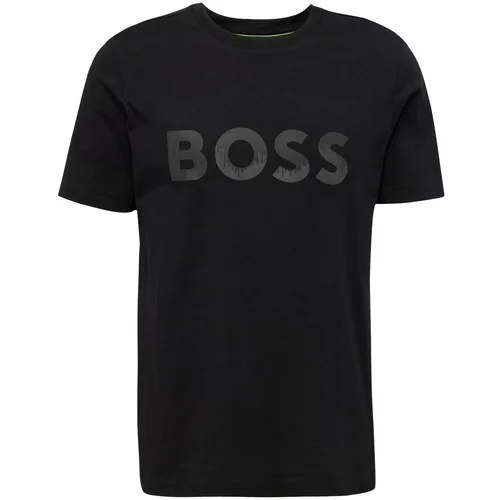 BOSS Green Majica 'Mirror 1' črna