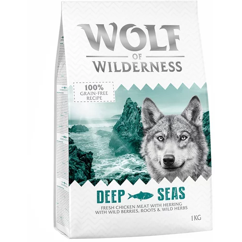 Wolf of Wilderness 2 x 1 kg suha hrana po posebni ceni! - Deep Seas - slanik