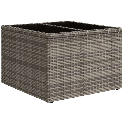 VidaXL 8-dijelni set vrtnih sofa od poliratana s jastucima sivi Slike