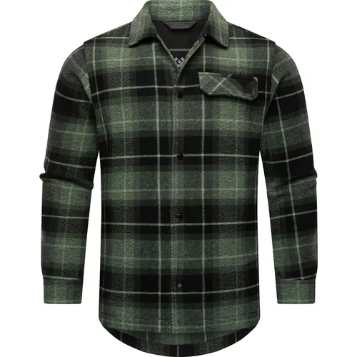 Ragwear Prehodna jakna 'Bler' temno zelena / črna