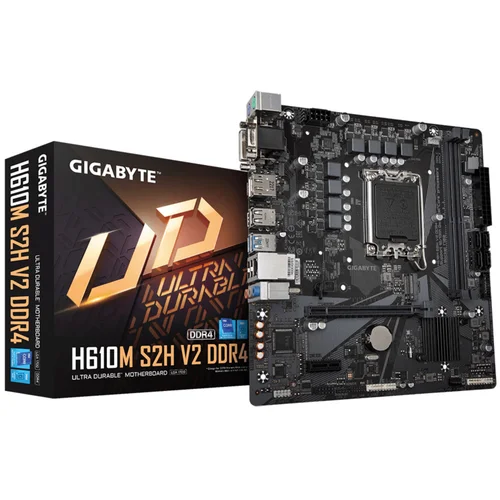 Gigabyte H610M S2H DDR4;LGA1700; 2xDDR4; M.2; 2xSATA6xUSB; HDMI, DP, DVI, VGA