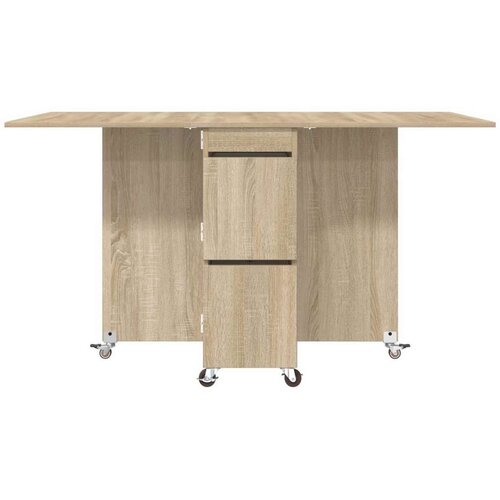  Blagovaonski stol 2 pcs 140 x 80 x 77 cm Konstruirano drvo Slike