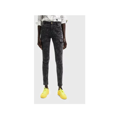 Desigual Jeans hlače 22WWDD18 Črna Skinny Fit