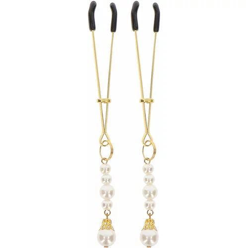 Taboom Tweezers with Pearls Gold